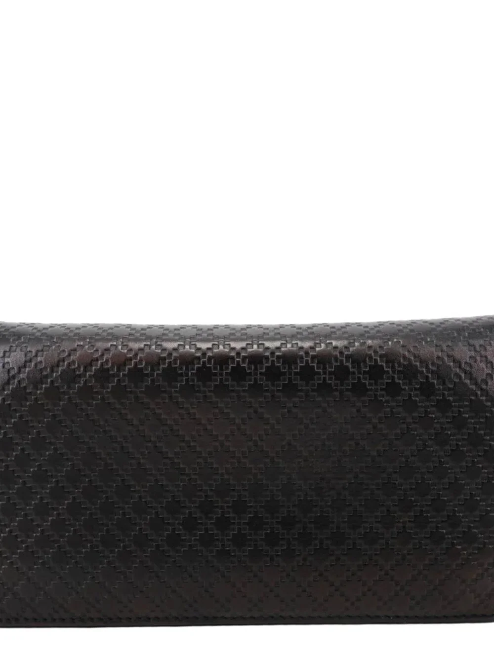 Gucci  Diamante Leather Long Wallet Navy Blue 307990